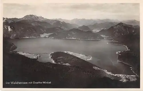 Walchensee mit Goethe - Winkel ngl 153.587