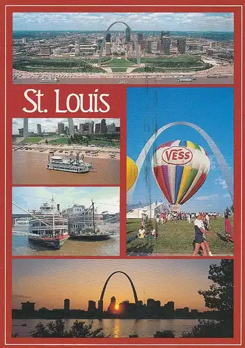 USA St.Louis Mehrbildkarte gl1987 D9253