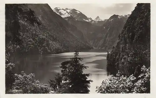 Der Königssee vom Malerwinkel gl1934 E0166