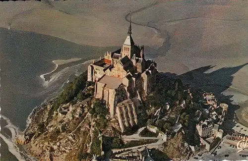 Le Mont Saint-Michel Vue aérienne ngl D8102