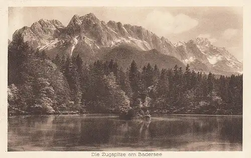 Badersee mit Zugspitze ngl D9442