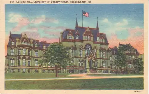 Philadelphia, Pa. College Hall University of Pennsylvania ngl 223.210