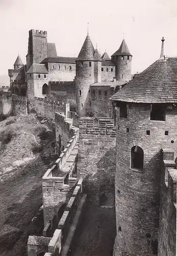 Carcassonne (Aude) Le Châteu Comtal ngl D8186