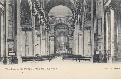 London, The Nave, St.Paul's Cathedral ngl D8826
