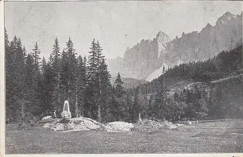 Kl. Ahornboden, H.v.Barth-Denkmal gl1910? E0284