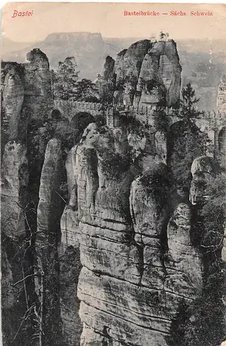 Sächs.Schweiz Bastei Basteibrücke ngl 154.394