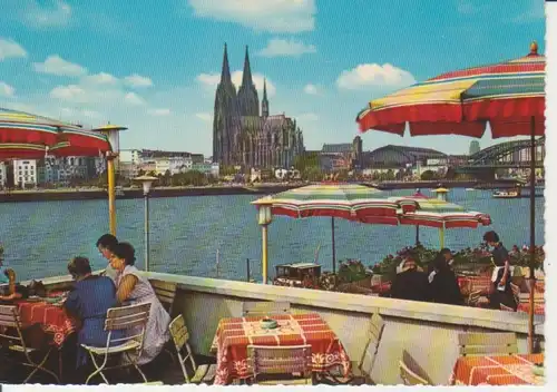 Köln am Rhein und Dom gl1962 222.756