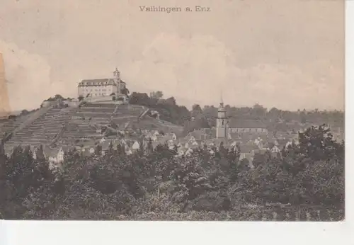 Vaihingen an der Enz Panorama mit Schloss gl1908 223.764