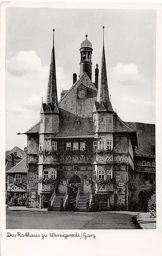 Wernigerode im Harz - Rathaus ngl 154.431