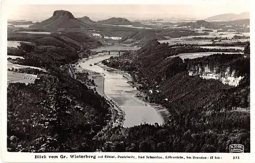 Blick vom Gr.Winterberg auf das Elbtal ngl 154.092