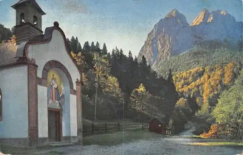 Hammersbach Garmisch-Partenkirchen - Kapelle feldpgl1930 154.803