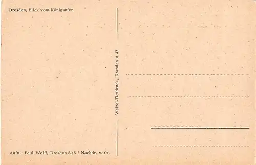 Dresden Blick vom Königsufer ngl 154.135