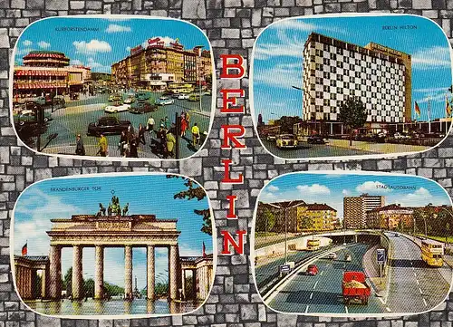 Berlin, Mehrbildkarte gl1970 E1338