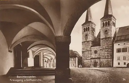 Berchtesgaden, Kreuzgang u.Stiftskirche ngl D9329