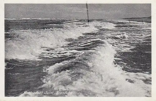 Nordseebad Juist - Brandung ngl E1354