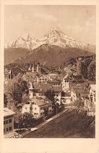 Berchtesgaden mit Watzmann feldpgl1916 154.840