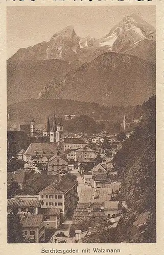 Berchtesgaden mit Watzmann ngl D9330
