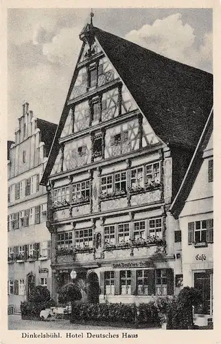 Dinkelsbühl - Hotel "Deutsches Haus" ngl 154.553