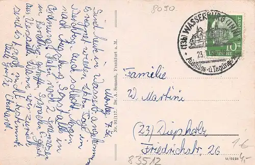 Wasserburg am Inn - Panorama gl1956 154.761