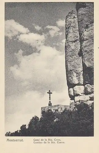 Montserrat, Camino de la Sta.Cueva ngl E0457
