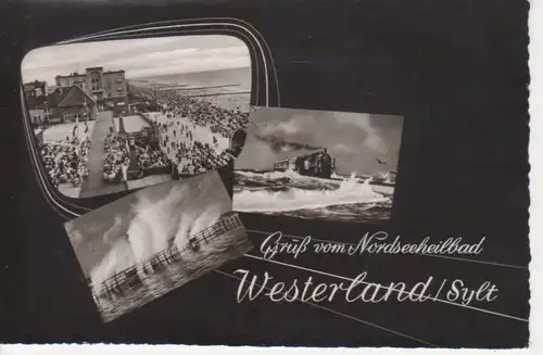 Nordseeinsel Sylt Westerland Mehrbildkarte gl1960 223.658