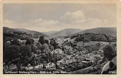 Stolberg (Harz) Blick von derDölle Bank ngl 154.144