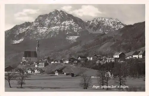 Dorf Anger bei Berchtesgaden - Panorama gl1934 154.821