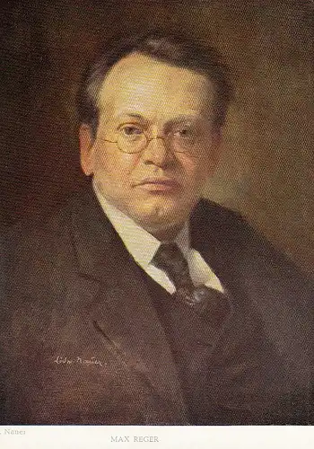 L.NAUER Max Reger Portrait ngl D9784