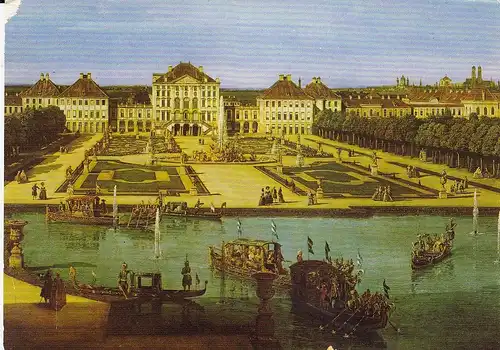 München Schloß Nymphenburg (Canaletto) ngl D8520