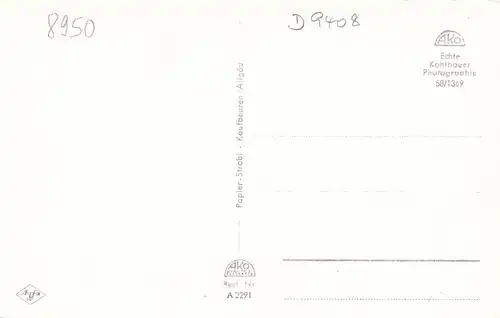 Gruß aus Kaufbeuren im Allgäu Mehrbildkarte ngl D9408