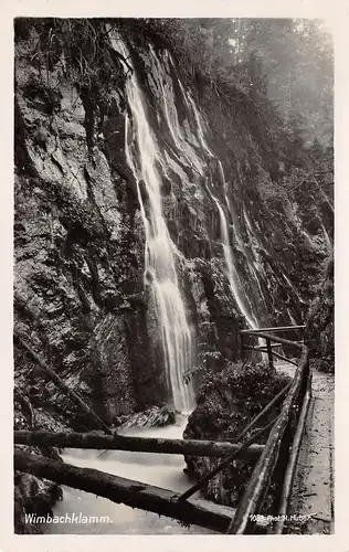 Wimbachklamm bei Ramsau - Aufnahme auf Kranzplatte feldpgl1940 154.851