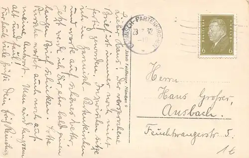 Partenkirchen mit Zugspitzgruppe gl1932 155.018