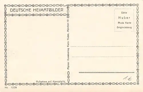 Berchtesgaden Marktplatz mit Watzmann ngl 154.935