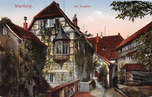 Eisenach, Wartburg - Der Burghof ngl 154.273