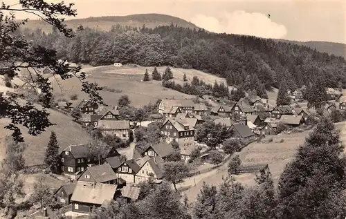 Vesser bei Schmiedefeld am Rennsteig Panorama gl1964 154.283