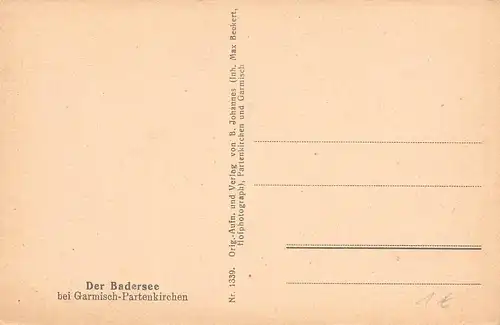 Der Badersee bei Garmisch-Partenkirchen ngl 155.088