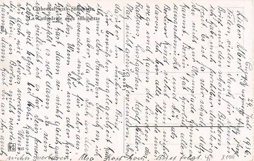 Berlin Dom mit Silhouette ngl 153.992