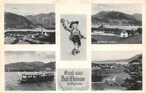 Bad Wiessee am Tegernsee Mehrbildkarte gl1934 154.971