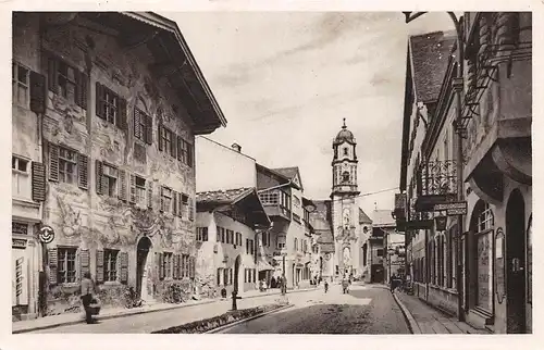 Mittenwald a.d.Isar Obere Marktstraße mit Neunerhaus ngl 154.981