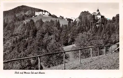 Blick auf Maria-Eck Blick mit Kloster gl1954 154.733