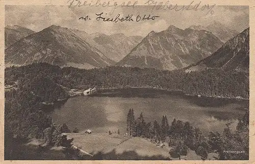 Freibergsee b.Oberstdorf i.Allgäu geg.Höfatz gl1925 D8847