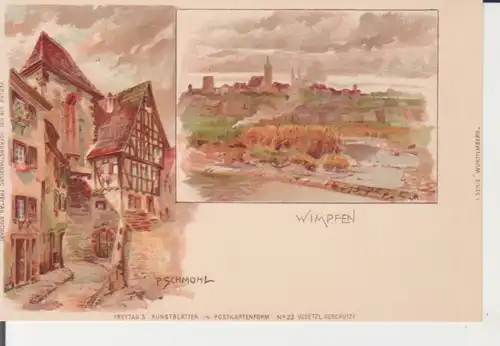 Bad Wimpfen a. N. Künstlerkarte ngl 223.886