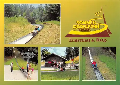 Ernstthal am Rennsteig - Sommerrodelbahn und Skilift Mehrbildkarte ngl 157.964