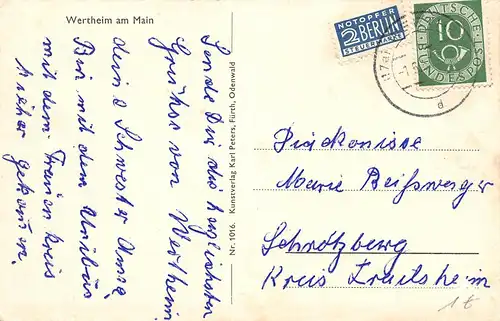 Wertheim a.Main gl1953 155.249