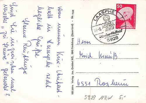 Kneippheilbad Laasphe Teilansichten gl1980 160.835