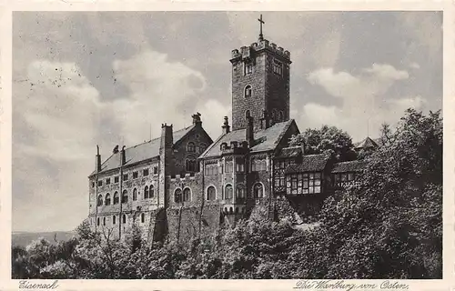 Eisenach - Die Wartburg von Osten gl1927 154.415