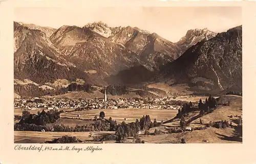 Oberstdorf im bayr. Allgäu - Panorama ngl 155.176