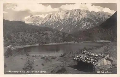 Ferchensee mit Karwendelgebirge gl1931 154.882