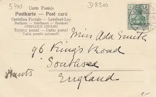 Coblenz, Kaiser Wilhelm-Denkmal gl1903? D8910