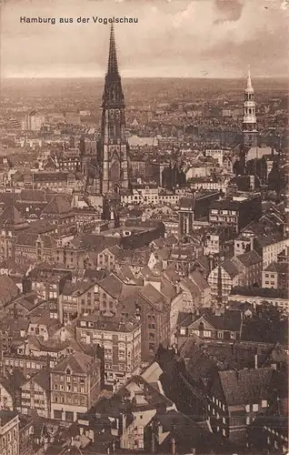 Hamburg aus der Vogelschau gl1931 159.383